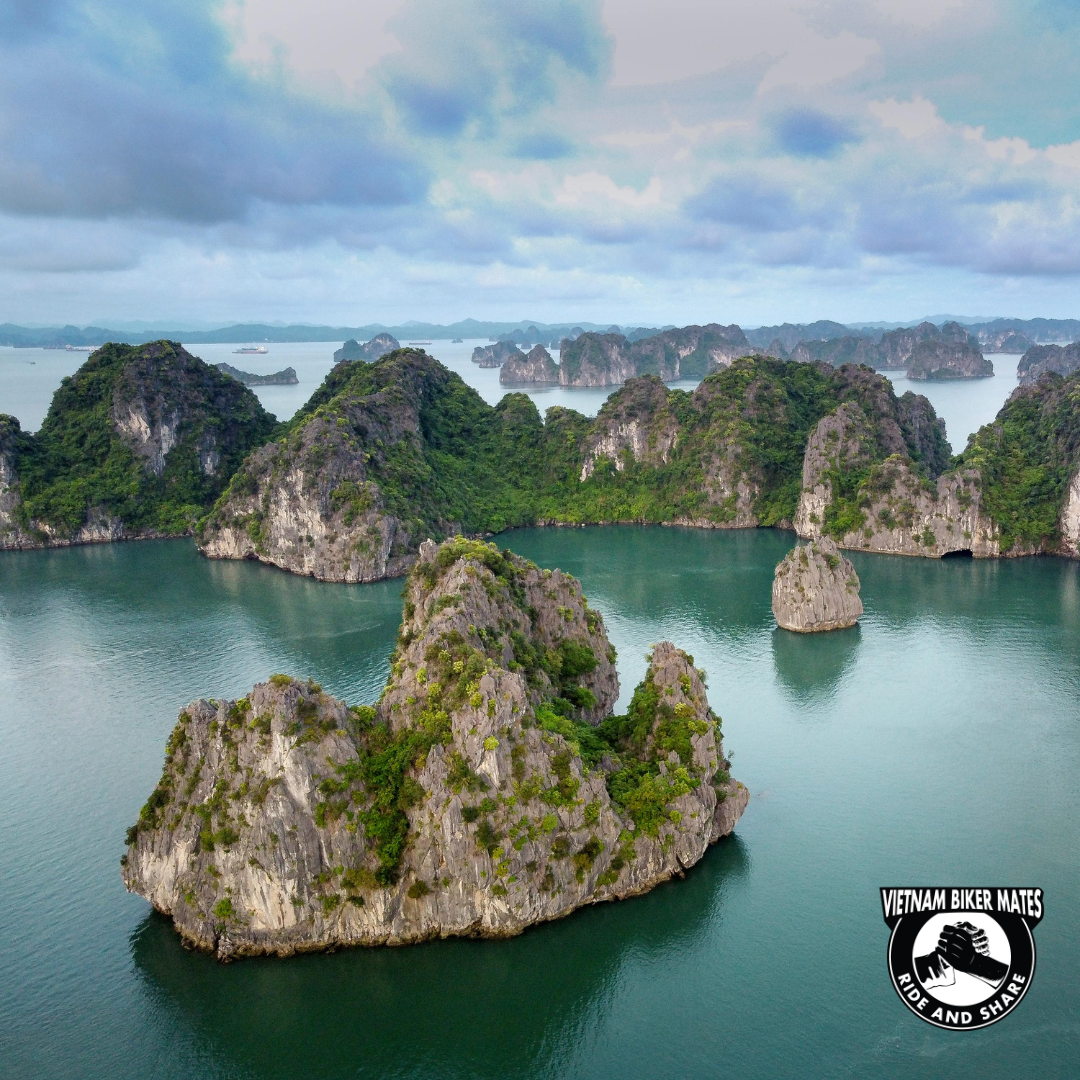 north by motorbike and ha long bay and cat ba island