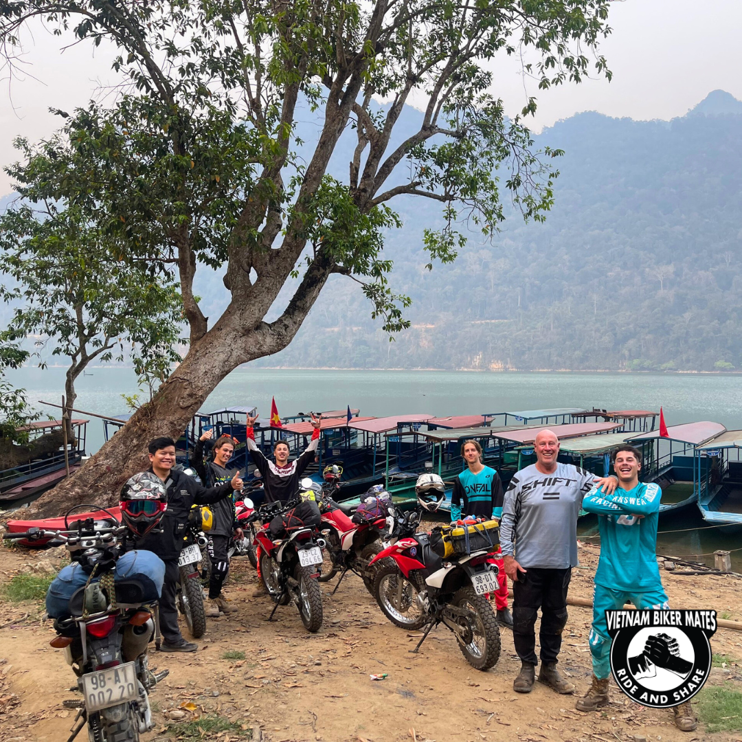 explore ba be in north vietnam by motorbike