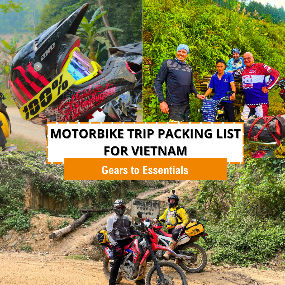 motorbike trip packing list